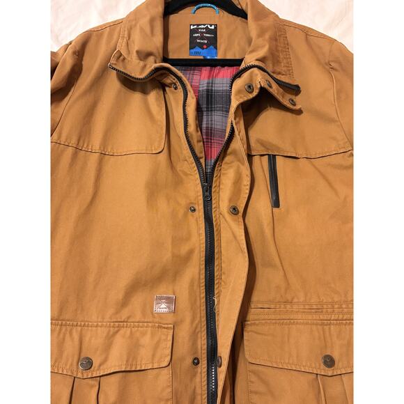 Kavu  Men’s XL All Cotton Flannel Lined Canvas Jacket - Picture 9 of 10